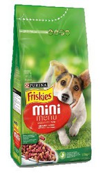 Purina Friskies Mini Menu 1.5kg Ξηρά Τροφή για Ενήλικους Σκύλους Μικρόσωμων Φυλών με Λαχανικά και Μοσχάρι