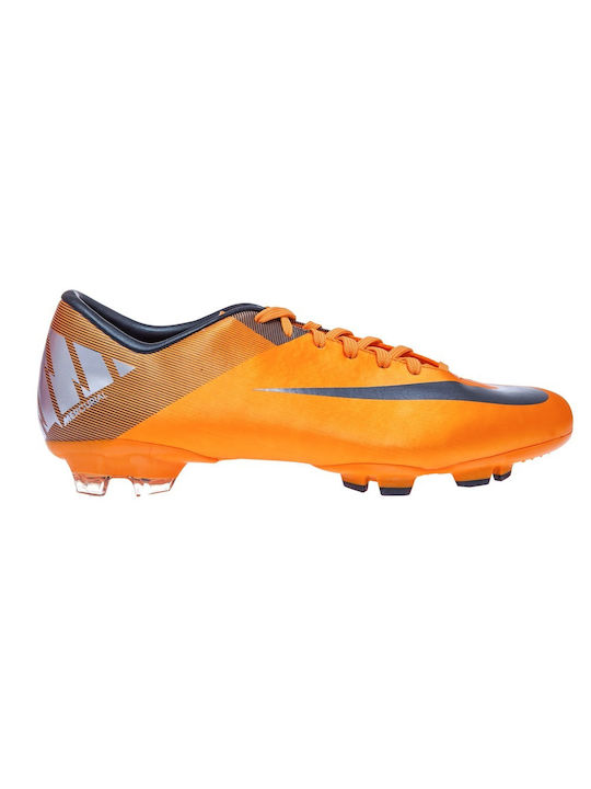 Nike Mercurial Victory II FG Ποδοσφαιρικά Παπούτσια με Τάπες Πορτοκαλί