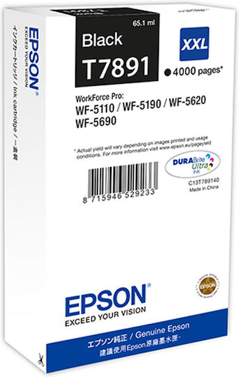 Epson T7891XXL Original InkJet Printer Ink Black (C13T789140)