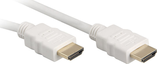Sharkoon HDMI 1.4 Hochgeschwindigkeits 1080p 120Hz Kabel HDMI-Stecker - HDMI-Stecker 1m Weiß