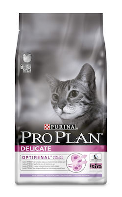 Purina Pro Plan Delicate Optirenal Dry Food for Adult Cats with Turkey 3kg