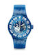 Swatch Ceas cu Albastru Curea de Cauciuc