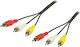 Valueline Kabel Komposit-Männchen - Komposit-Männchen 5m (VLVP24300B5.00)