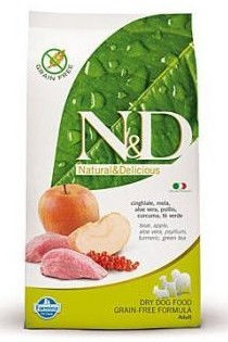 Farmina N&D Grain Free Medium 12кг Суха храна без Зърнени Храни за възрастни средни кучета с Свинско месо