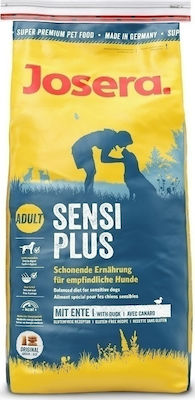 Josera Adult Sensi Plus 15kg Ξηρά Τροφή χωρίς Γλουτένη για Ενήλικους Σκύλους με Ρύζι και Πάπια