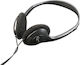 Gembird MHP-123 Жични On Ear Слушалки Черни