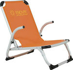 Escape Small Chair Beach Aluminium with High Back Orange