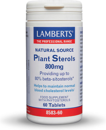 Lamberts Natural Plant Sterols 800mg 60 ταμπλέτες