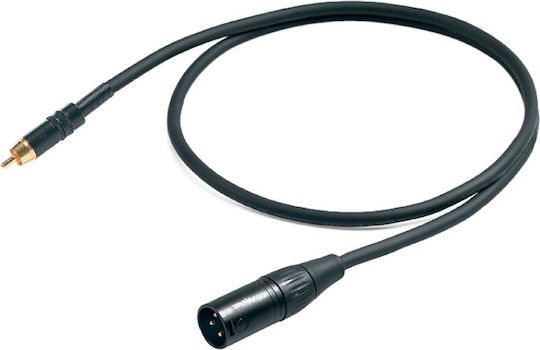 Proel Kabel XLR-Stecker - RCA-Stecker Schwarz 3m CHLP260LU3