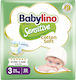 Babylino Tape Diapers Sensitive Cotton Soft Sensitive No. 3 for 4-9 kgkg 22pcs