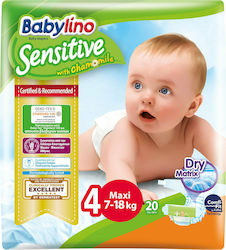 Babylino Chamomile No. 4 για 7-18kg 20τμχ