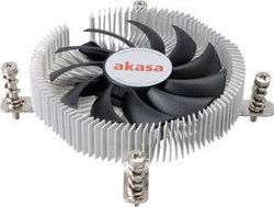 Akasa AK-CC7129BP01 Cooler Procesor pentru Socket 775 / 1200 / 115x Argint