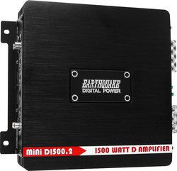 Earthquake D1500.2 Car Audio Amplifier 2 Channels Class D Earthquake D1500.2 Car Audio Amplifier 2 Channels Class D