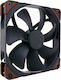 Noctua NF-A14 IndustrialPPC-2000 IP67 Вентилатор за кутия 140мм (2000 оборота / 107.42 куб.м/ч) Без Светодиодно Осветление и Свързване 4-изводна ШИМ