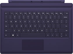 Microsoft Surface Pro 3 Type Cover Ασύρματο Πληκτρολόγιο με Touchpad για Tablet Αγγλικό UK
