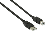 Valueline 5m USB 2.0 Cable A-Male to B-Male (VLCP60100B5.00)