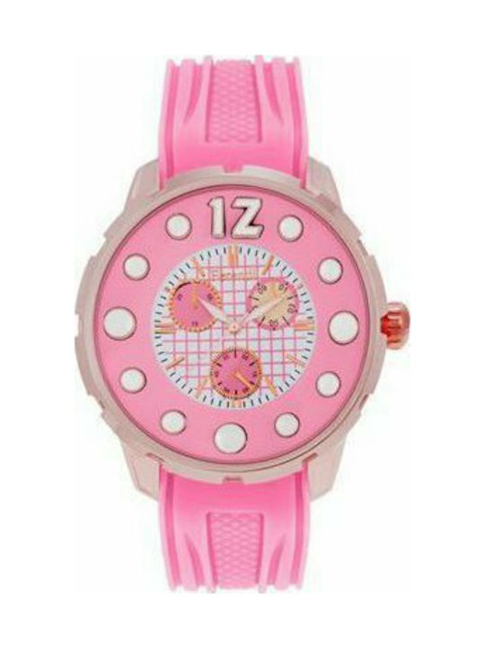 Ferendi Watch with Pink Rubber Strap