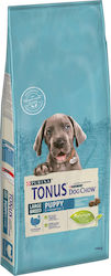 Purina Tonus Dog Chow Puppy Large 14kg Dry Food for Puppies of Large Breeds with Turkey