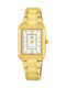 Q&Q Uhr mit Gold Metallarmband F472J001