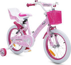Byox Puppy 16" Kids Bicycle BMX Pink