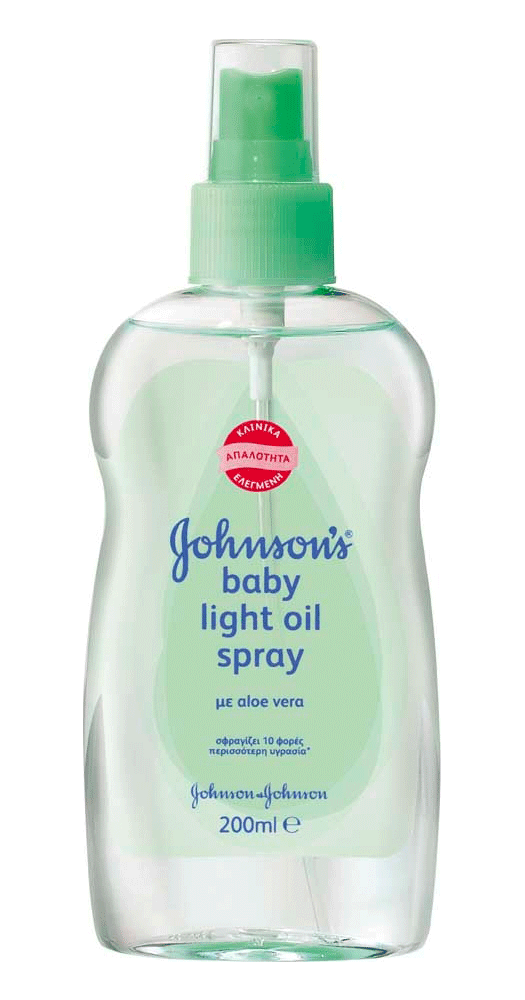 Johnson & Johnson Baby Light Oil Spray με Aloe Vera 200ml Skroutz.gr
