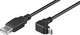 Goobay Unghi (90°) USB 2.0 spre micro USB Cablu Negru 1.8m (95343) 1buc