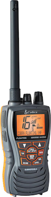 Cobra MR HH350 FLT Funkgerät VHF Marine 6W mit Monochromdisplay Set mit 1Stück