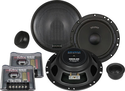 Crunch Car Speaker Set DSX6.2C Separate 6.5" with 200W RMS (2 Way)