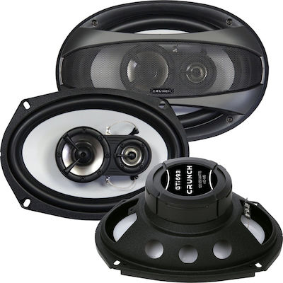 Crunch Set Boxe Auto GTi693 6x9" cu 250W RMS (3 căi)