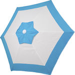 Escape Beach Umbrella Diameter 2m with Air Vent Light Blue