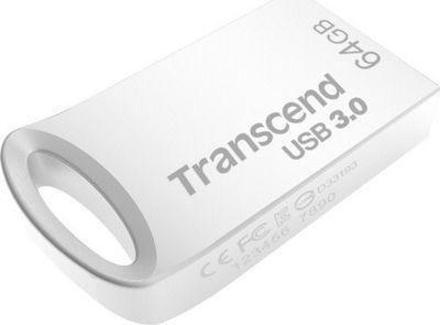 Transcend JetFlash 710 64GB USB 3.0 Stick Argint