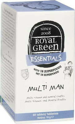 Royal Green Multivitamin for Energy, Immune System Boost & Hair 60 tabs