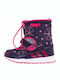 Zambat Kids Snow Boots with Laces Purple