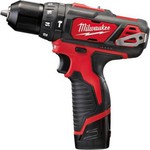 Milwaukee M12 BPD-202C Șurubelniță cu percuție Mașină de găurit Baterie 12V 2x2Ah 4933441940