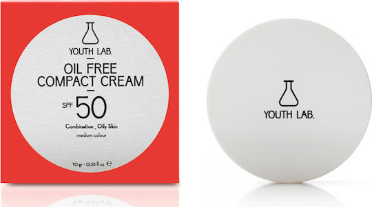 Youth Lab. Oil Free Αντηλιακή Πούδρα Προσώπου SPF50 με Χρώμα Medium 10gr