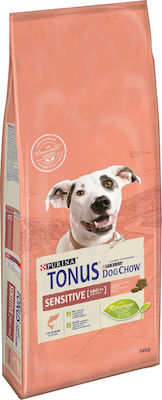 Purina Tonus Dog Chow Adult Sensitive 14kg Hrană Uscată pentru Câini Adulți cu Somon