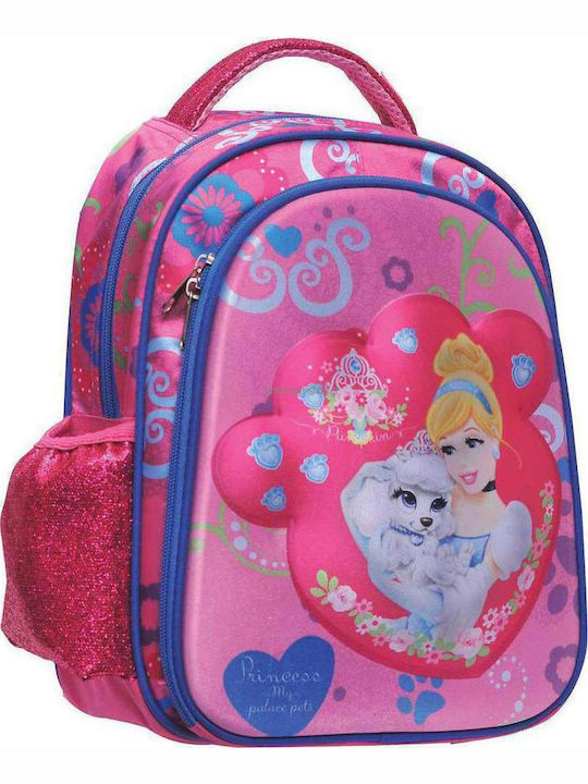 Gim Princess Palace Pets Cinderella School Bag Backpack Kindergarten in Pink color