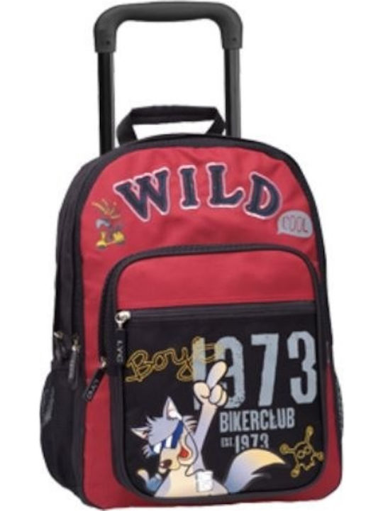 Lyc Sac Wild School Bag Trolley Elementary, Elementary Multicolored