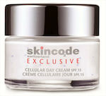 Skincode Exclusive Feuchtigkeitsspendend & Anti-Aging Creme Gesicht Tag mit SPF15 50ml