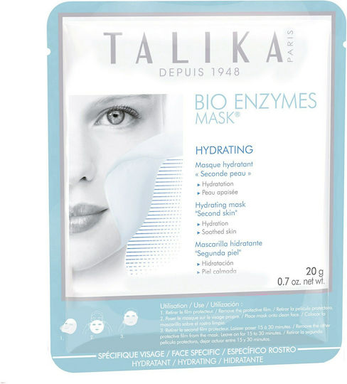 Talika Gesichtsmaske für das Gesicht für Feuchtigkeitsspendend 1Stück 20gr