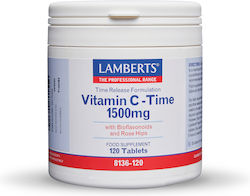 Lamberts Vitamin C Time Βιταμίνη 1500mg 120 ταμπλέτες Lamberts Vitamin C Time Βιταμίνη 1500mg 120 ταμπλέτες