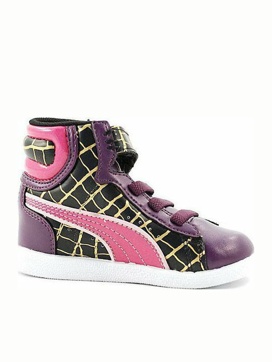 Puma Pantofi Sport pentru Copii Baschet First Round Mia V Multicolor