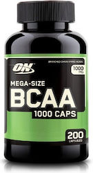 Optimum Nutrition BCAA 1000 200 капси Без вкус