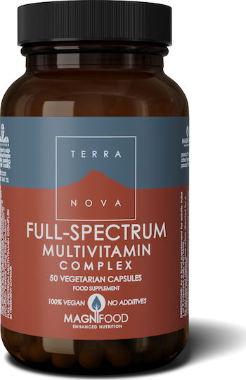 TerraNova Full-Spectrum Multivitamin Complex Multivitamin for Energy 450mg 50 veg. caps