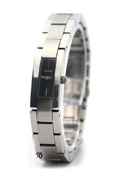 Gucci Women's Watch with Silver Metal Bracelet