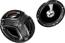 JVC Σετ Ηχεία Αυτοκινήτου CS-V618 6.5" με 30W RMS (Dual Cone)