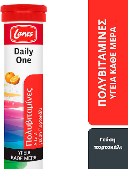Lanes Daily One Multivitamin for Energy Orange 20 eff. tabs