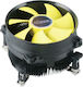 Akasa K32 Low Profile CPU Cooling Fan for 775/115x Socket Yellow