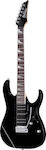 Ibanez GRG170DX Ηλεκτρική Κιθάρα 6 Χορδών με Ταστιέρα Purple Heart και Σχήμα ST Style Black Night