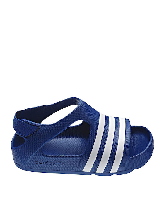 Adilette Play Children's Beach Shoes Blue